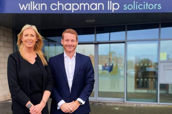 Caroline Neadley joins Wilkin Chapman - pictured with head of employment Oliver Tasker