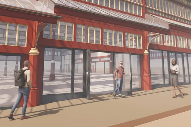 An artist's impression of the new Huddersfield Market. Credit: Kirklees Council