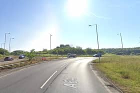 A significant oil spillage closed the A1M J44 A64 Bramham Crossroads and all exit and entry slip roads on the roundabout on Thursday.