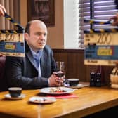Rory Kinnear as Dave Fishwick in Bank of Dave: The Sequel