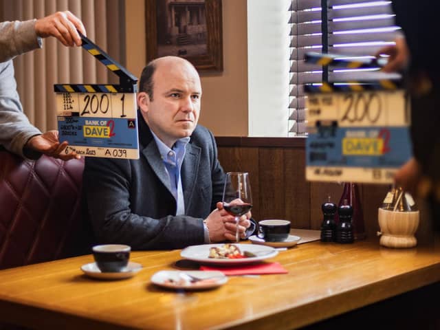 Rory Kinnear as Dave Fishwick in Bank of Dave: The Sequel
