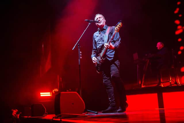 Andy McCluskey of OMD at First Direct Arena, Leeds. Picture: Anthony Longstaff