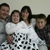The Widdop family back in 2010, shortly before Simon founded Yorkshire Children's Trust.