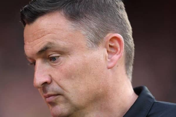 DEFEAT: Paul Heckingbottom watched Sheffield United suffer a second consecutive defeat of the Premier League season at Nottingham Forest on Friday