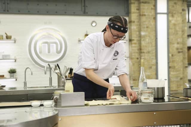 Molly cooking on Masterchef: The Professionals. (Pic credit: BBC / Shine TV)
