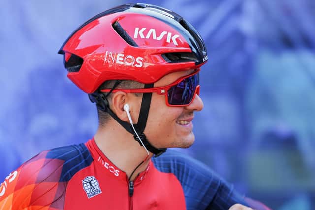 Tom Pidcock ahead of the Tour of Britain with his INEOS Grenadiers team (Picture: Alex Whitehead/SWpix.com)
