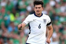 LEFT OUT: But England have not written off Harry Maguire according to his old Sheffield United coach Lee Carsley