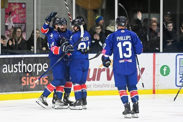 LEADING MAN: Liam Kirk was GB captain in the absence of rested Robert Dowd as they beat Poland 3-1 in Leeds on Friday night. Picture: Dean Woolley/IHUK Media.