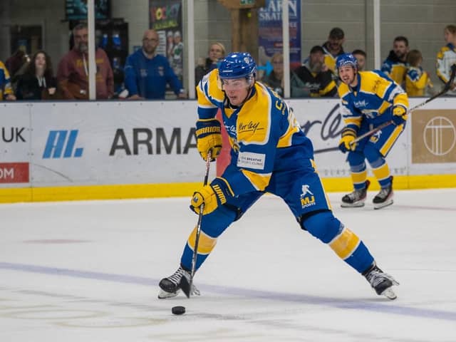 MAKE IT COUNT: Cole Shudra says Leeds Knights should expect a tough night in Peterborough for the first leg of the National Cup final. Picture courtesy of Oliver Portamento
