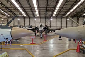Three Buccaneers at the museum. (Pic credit: Yorkshire Air Museum)