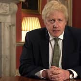 Boris Johnson announced a third lockdown for England on January 4 (Number 10)