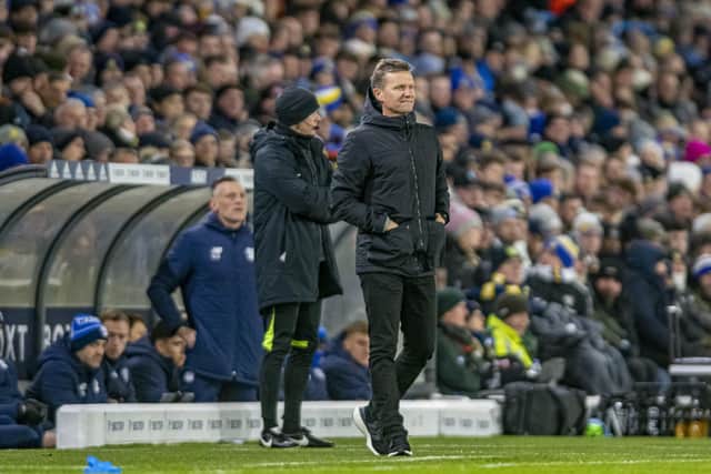 UNDER PRESSURE: But whatever the doubts of Leeds United supporters, the board are backing coach Jesse Marsch