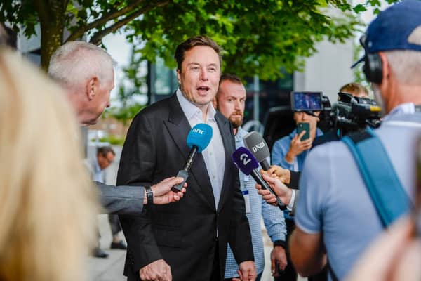 Elon Musk was the one of the first to raise concerns around developments in AI. PIC: CARINA JOHANSEN/NTB/AFP via Getty Images