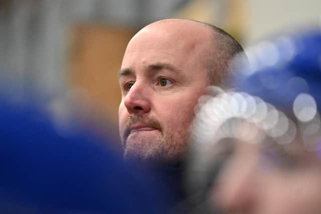 IMPRESSED: Leeds Knights' head coach Ryan Aldridge was pleased with his players' approach during the hectic festive schedule of four games in six days which garnered eight points and left the team top of the NIHL National table at the start of 2023. Picture: Bruce Rollinson