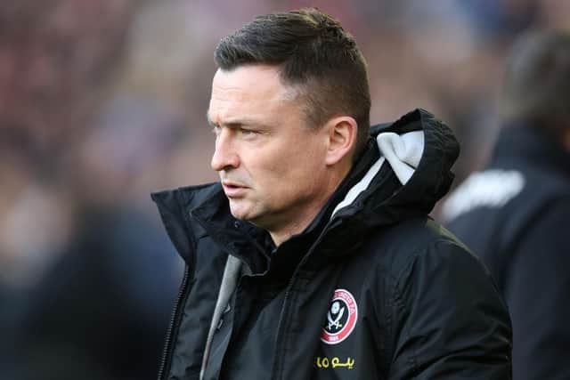 EMBARGO: Sheffield United are not in a position to make signings for manager Paul Heckingbottom