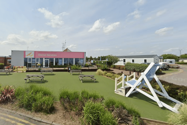 Primrose Valley Holiday Park Reception, Filey.