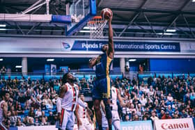 Marcus Delpeche is returning for a third season to the Sheffield Sharks (Picture: Adam Bates)