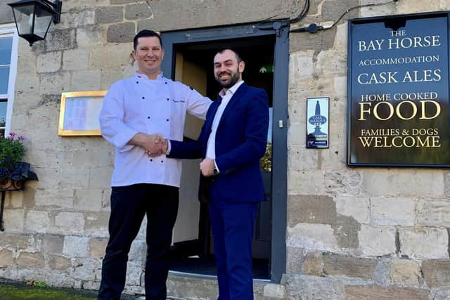 The Bay Horse Inn at Goldsborough is delighted to welcome Marius Salaru and Eric Mucha as new manager and head chef.