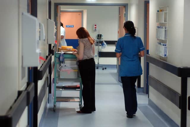 A nurse on a ward at St James's Hospital. PIC: Tony Johnson