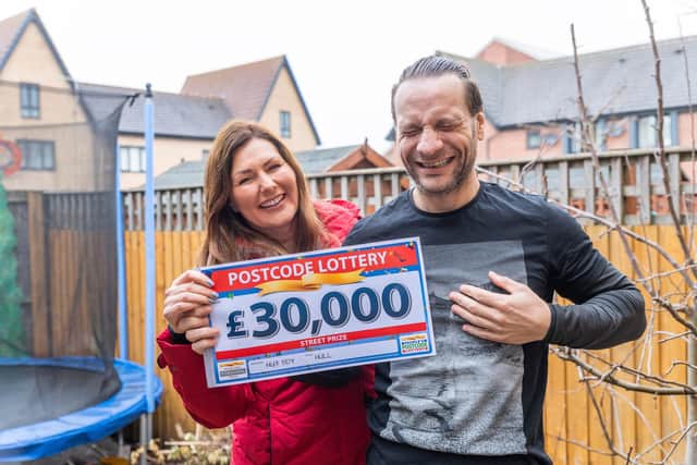Adam Scaife and five other people on Saltburn Street in Hull each won £30,000 in the Postcode Lottery and were given another £5,000 to spend on a holiday.