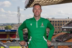 Bradford City caretaker manager Kevin McDonald, pictured after signing for the club in the close season. Picture courtesy of Bradford City AFC.