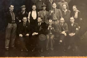 Fred Spencer (front row second from left) from Featherstone was among volunteers of the International Brigade (pictured) who went to fight in the Spanish Civil War