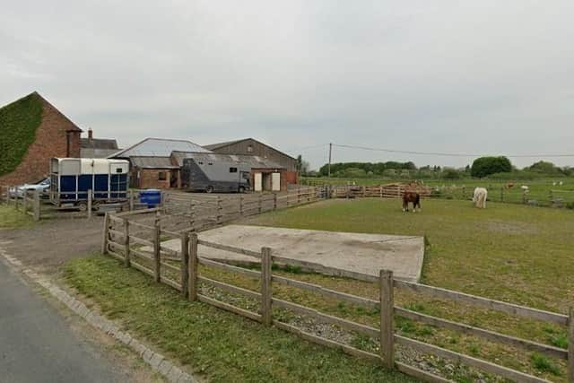 Bridge End Farm, Howe, where Sarah-Jane Kendall runs an equestrian centre