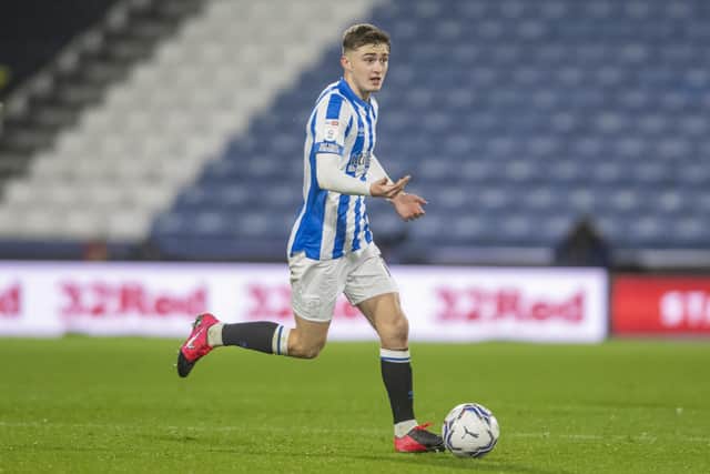 TEST OF PATIENCE: Huddersfield Town midfielder Scott High finally made his first Championship start on loan at Rotherham United last week