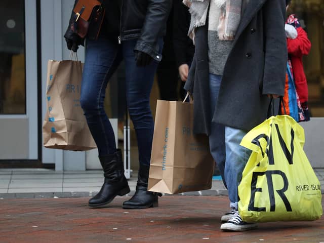 Sales in the UK's retail sector fell faster than expected last month, thanks in part to the bad weather that struck the country, the Office for National Statistics has said. (Photo by Andrew Matthews/PA Wire)