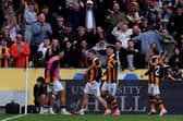 JOY: Hull City's Joe Gelhardt celebrates scoring (image: Annabel Lee-Ellis)