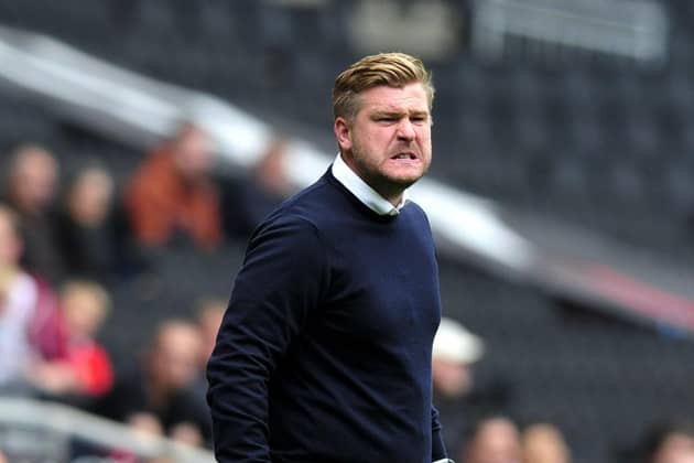 Karl Robinson assisted Sam Allardyce during the managerial veteran's brief Leeds United tenure. Image: Bruce Rollinson