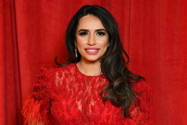The Apprentice series 16 winner, Harpreet Kaur, from West Yorkshire, attends the British Soap Awards 2022. (Pic credit: Jeff Spicer / Getty Images)