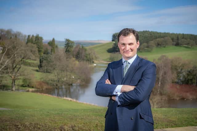 Roddy Bannister who has taken over the family owned Coniston Hotel Country Estate & Spa at Coniston Cold in the Yorkshire Dales. Photograph by Tony Johnson.