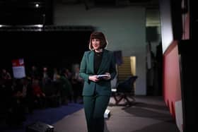 Shadow Chancellor of the Exchequer, Rachel Reeves, at a Labour Business Conference at the Oval on February 1 in London.