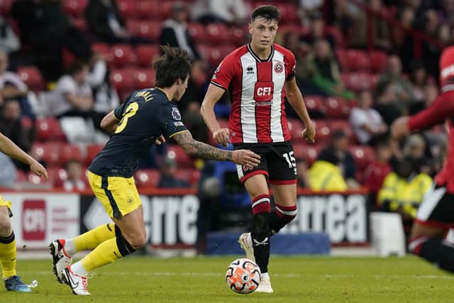 QUALITY PERFORMER: But Sheffield United's Anel Ahmedhodzic has not yet shown his best in the Premier League