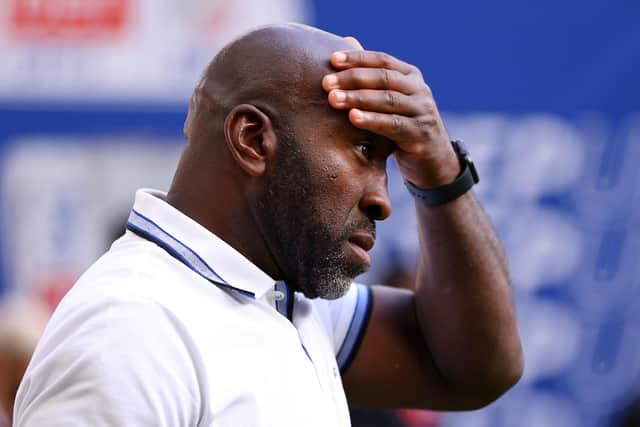 GONE: Darren Moore left Sheffield Wednesday stunned after leaving the club by 'mutual consent' on Monday evening. Picture: Richard Heathcote/Getty Images
