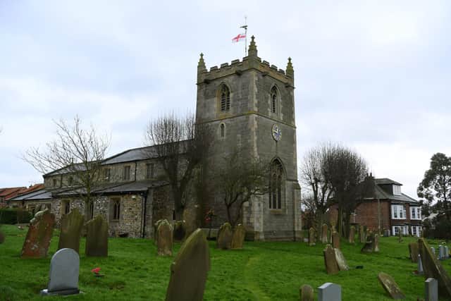 St Oswald's Parish Church, the 12th century and grade II listed focal point for the village. 
20th December 2023.
Picture Jonathan Gawthorpe