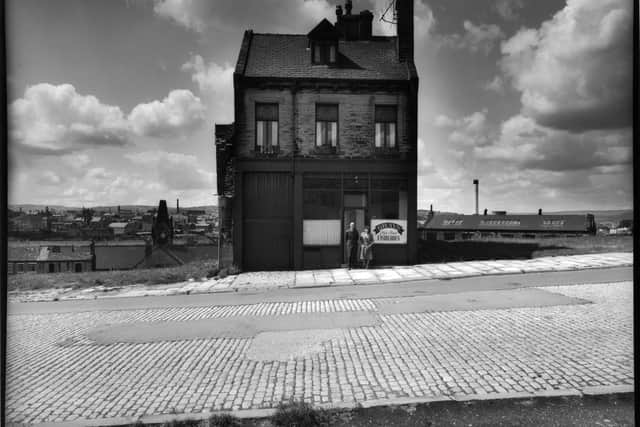 Grays Fisheries Bradford left standing during inner city slum clearance 1977
COPYRIGHT Ian Beesley