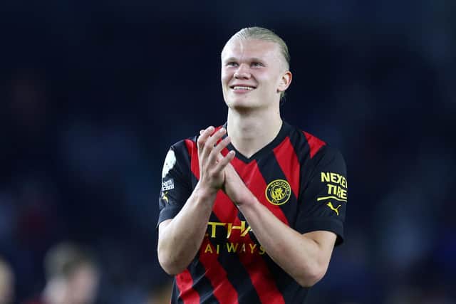 Erling Haaland of Manchester City has scored 53 goals for the club this season (Picture: Clive Rose/Getty Images)