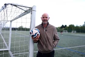 Former England, Leeds United and Middlesbrough defender Danny Mills, pictured at a training session with Kirkstall VETS teams - highlighting the benefits of Arthrosamid, a hydrogel injection which is aiding ex-professional players and retired athletes across all sports. Picture: George Wood/Getty Images