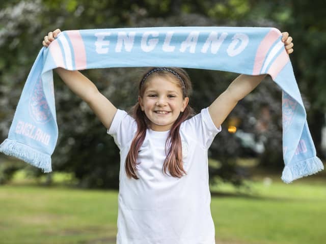 Tess Dolan became an Internet sensation after being filmed dancing at the England Women’s game in Sheffield