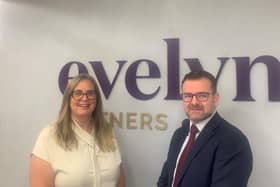 (L-R) Evelyn Partners’ Jenny Whitehouse, Partner, Financial Planning, and  Matthew Wells, a partner from the Charity Investment Management Team,