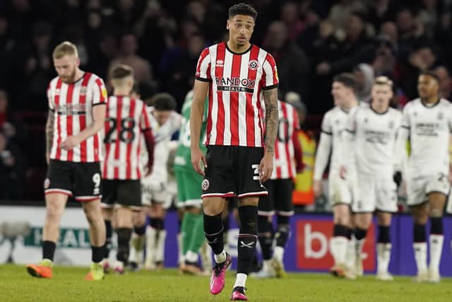 INJURY DOUBT: Daniel Jebbison is Sheffield United's only major concern for their FA Cup quarter-final against Blackburn Rovers