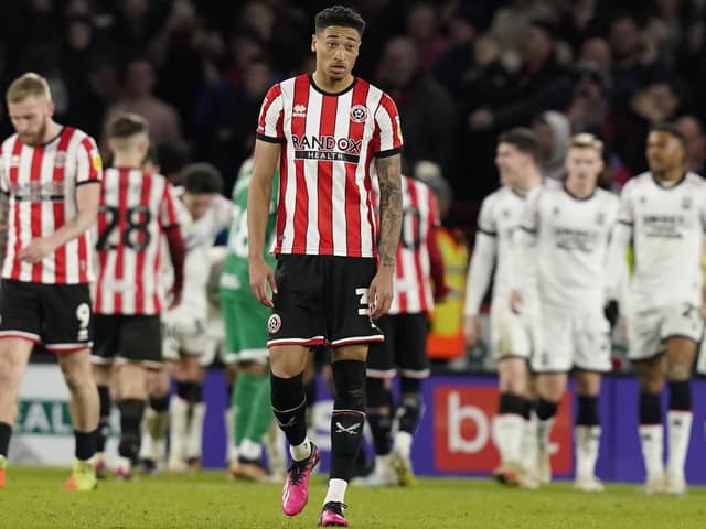 INJURY DOUBT: Daniel Jebbison is Sheffield United's only major concern for their FA Cup quarter-final against Blackburn Rovers
