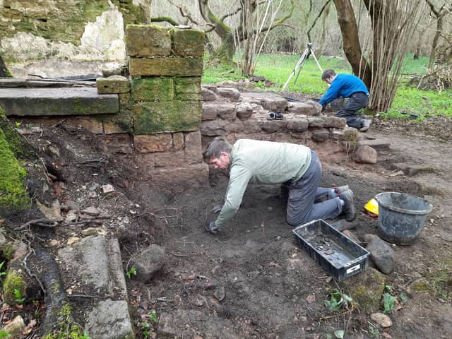 Part of the dig for Knaresborough Museum Association's forthcoming Community Archaeology Festival. (Picture contributed)