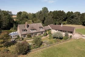 An equestrian property with Lutyens influenced chalet style design and more than six acres is on the market for £1.25m.