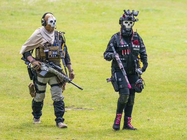 Cosplayers during Comic Con Yorkshire at the Yorkshire Event Centre, in Harrogate. Photo credit: Danny Lawson/PA Wire