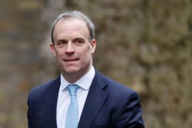 Dominic Raab is facing an investigation into two formal complaints about his behaviour. PIC: TOLGA AKMEN/AFP via Getty Images