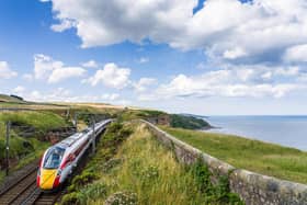 Train travelling through the Scottish Borders. (Pic credit: LNER)