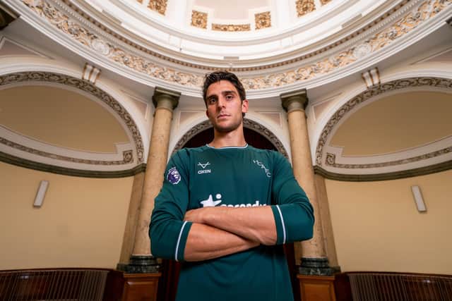 New Hull City record signing Konstantinos Tzolakis. Picture courtesy of HCAFC